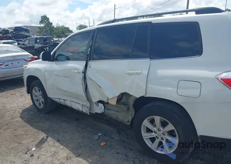 2012 Toyota Highlander Se V6 from USA, damaged, VIN 5TDBK3EH2CS112609